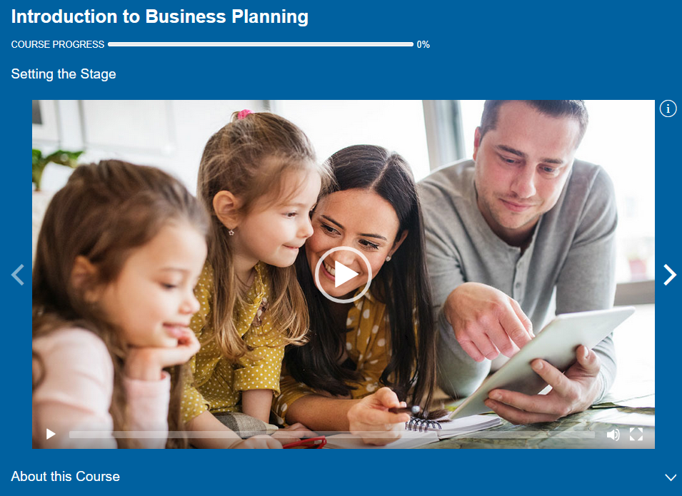 Course Image Business Planning